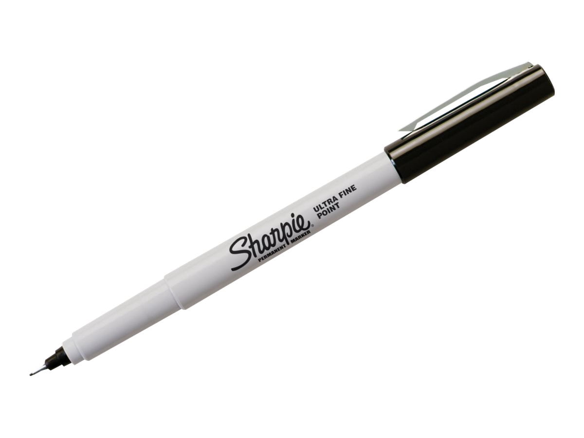 Marqueurs Permanents Sharpie, paquet de 24. Assortis, pointe ultra fine.