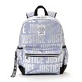 thumbnail image 1 of JUSTICE™ LOGO MÉTALLIQUE FILLE AVEC PENDENTIF À PAILLETTES, 1 of 4