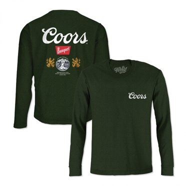 Coors Banquet Golden CO Logo Front and Back Print Long-Sleeve Shirt-Large