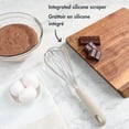 thumbnail image 4 of Mainstays 12 Inch (30 cm) Stainless Steel Whisk with Scraper, Grey, 4 of 10