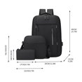 thumbnail image 3 of Yhmxh Closet Organizers and Storage 3Pcs/Set USB Charging Port Camping Travel Backpack Business Daypack Storage Device, 3 of 3