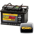 thumbnail image 1 of EverStart AUTO MAXX-40R, 12 Volt, Car Battery, Group Size 40R, 650 CCA, 1 of 6