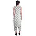 thumbnail image 4 of Moomaya Ensemble Kurta Sans Manches à Col Claudine Imprimé pour Femmes, Ensemble Ethnique 2 Pcs, 4 of 6