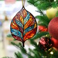 thumbnail image 4 of Meitianfacai Acrylic Flat Printing Leaves Christmas Decorations Christmas Tree Decorations Hanging Pendants, 4 of 5