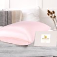 thumbnail image 3 of Unique Bargains 19 Momme Silk Pillowcase with Hidden Zipper, 3 of 10