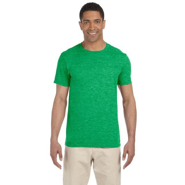 Gildan T-Shirt Softstyle® pour Adulte, Vert Irlandais Hthr - 4TG
