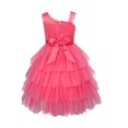 thumbnail image 2 of Robe Fille Jupe à Volants Pastèque Fleur Danse Balle Princesse 7 Ans, 2 of 6