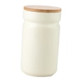 thumbnail image 3 of GUOOL Coffee Canister Cookie Jar Tea Storage, Porcelain Kitchen Canister, Food Storage beige 1100ml, 3 of 9