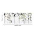 thumbnail image 3 of Birdeem Valances for Windows, Bathroom Curtains Window, Short Floral Small Window Valance Curtains for Bathroom Kitchen Cafes Thermal Insulating Tier Curtains 52X18Inch Colorful Flowers Leaves Plants, 3 of 6