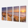 thumbnail image 2 of Coucher de Soleil sur l'Le Texel Plage - Art Mural Moderne sur Toile, 2 of 3