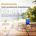 thumbnail image 3 of Farm Innovators H-429 1500 W Aluminum Submergible Water Tank Deicer, 4 Pack, 3 of 9