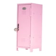 thumbnail image 4 of veasfak Mini Locker Decorative Iron Girls Lockbox for Stationery Jewelry Living Room light pink, 4 of 9