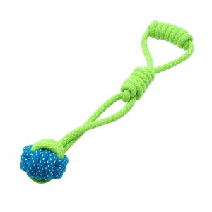 Xingzhi Bite-resistant Pet Jouets Cotton Rope Dog Ball Dents Nettoyage Chewing Chat Puppy Jouet