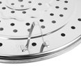 thumbnail image 2 of Stainless Steel Steamer Tray Rack Plate Steam Cooking 3 Stands Round Type 18-30, 2 of 4