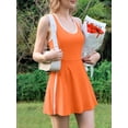 thumbnail image 3 of Charmo Robe de Tennis pour Femmes avec Soutien-Gorge Intégré et Poches, Shorts, Dos Nageur, Robes Athlétiques, 3 of 7