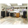 thumbnail image 3 of Pemberly Row Modern Solid Wood 6+2 Drawers Wide Roll Utility Cart in Black, 3 of 9