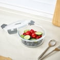 thumbnail image 4 of Mainstays Round Glass Food Storage Container 630ml, 4 of 7