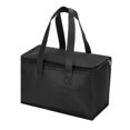 thumbnail image 1 of Unique Bargains Sac d'Épicerie Pliable Isolé Réutilisable 11'x5.5'x6.7' pour Livraison de Nourriture avec Fermeture Éclair, Noir, 1 of 6