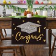 thumbnail image 3 of Decorative Table Banner Graduation Theme for 2025 Festive Gatherings Polyester Table Runner Ideal for Kitchen and Living Room Enhancements, 3 of 4