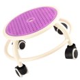 thumbnail image 4 of Rolling Low Stool, Universal Wheel Movable Mini Stool, Low Roller  Wheel Stool Chair Leather Little Low Small Stools Shoe Stool for Home Office Sport Fitness, 4 of 7