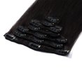 thumbnail image 3 of Extensions de Cheveux Humains Remy 100 % à Clip, Cheveux Humains Lisses et Soyeux, 7 Pcs, 15 clips, 3 of 6