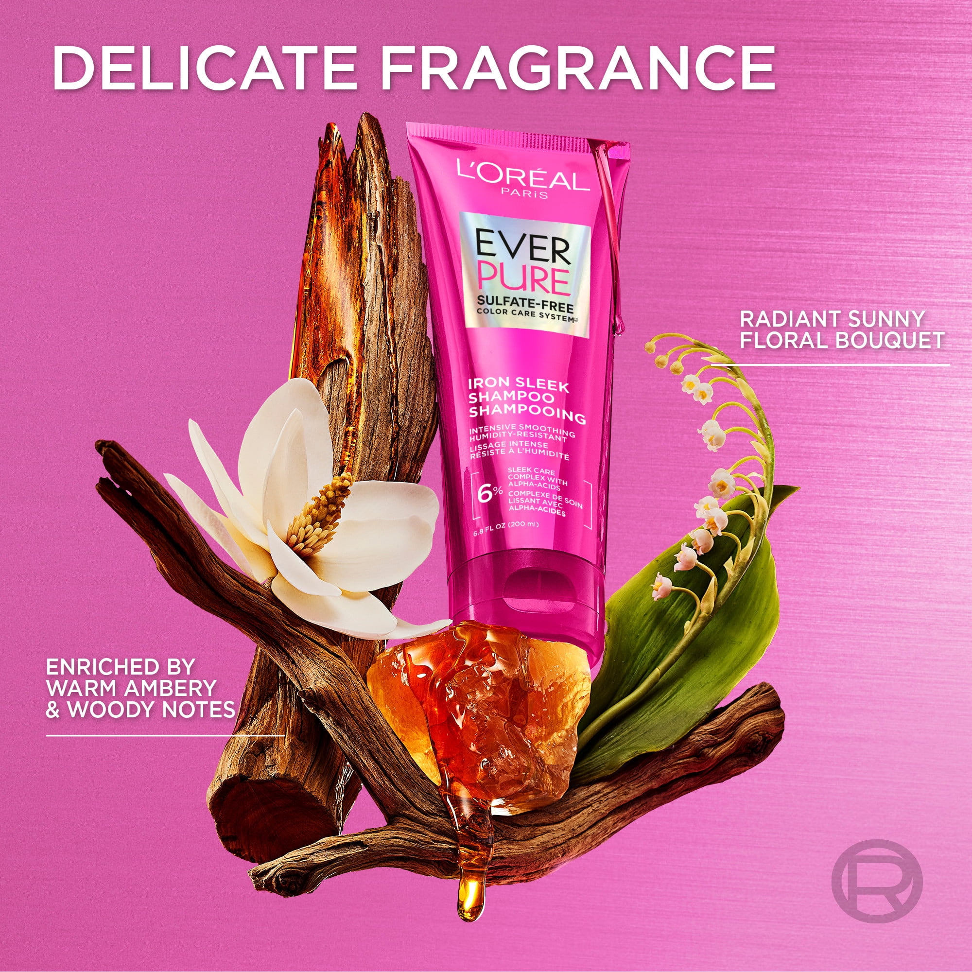 L'Oréal Paris EverPure Iron Sleek Sulfate Free Shampoo 200ml