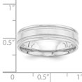 thumbnail image 2 of 14K White Gold Light Comfort Fit Fancy Band, 2 of 2