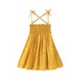 thumbnail image 2 of EYIIYE Bambin Fille Floral Casual Robes Bretelles Sans Manches Sundress, 2 of 8
