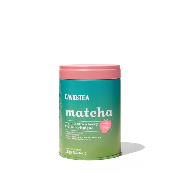 DAVIDsTEA - Tea Tin - Organic Strawberry Matcha