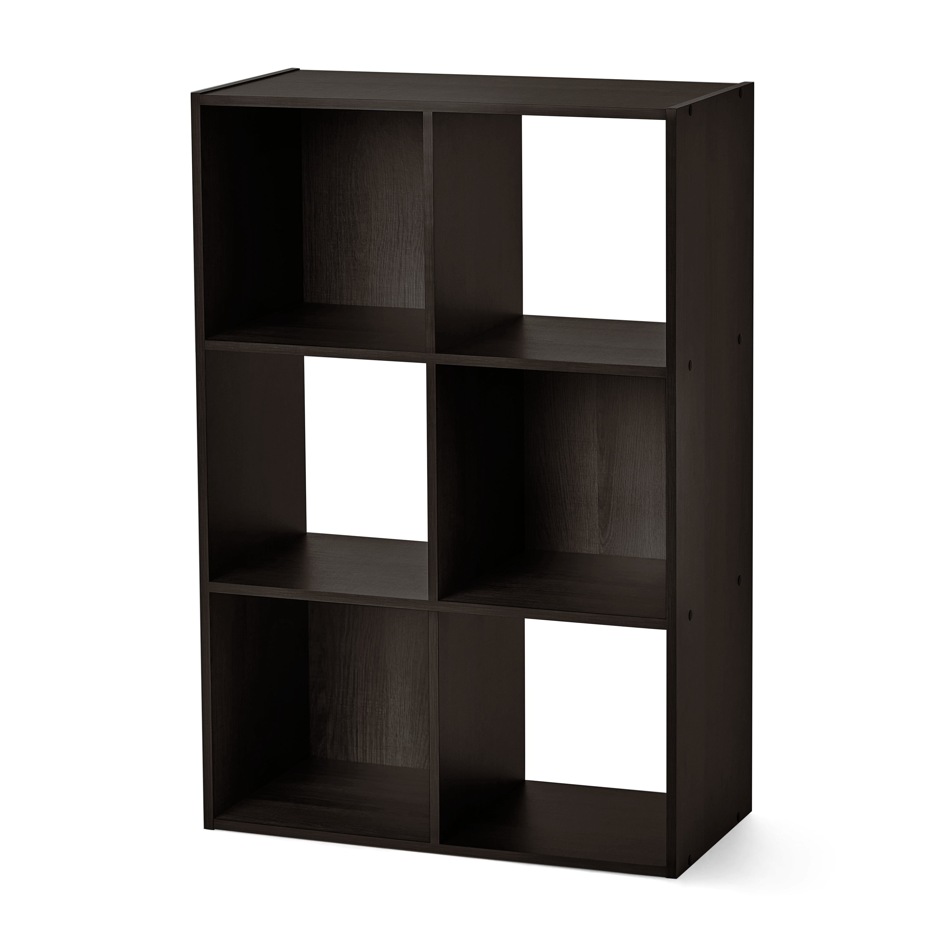 Mainstays unité de rangement à 6 cases, Espresso