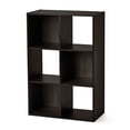 thumbnail image 4 of Mainstays 6-Cube Organizer, Espresso, 4 of 7