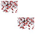 thumbnail image 2 of Langgg Paper Scraps Mini Heart Shape Wedding Accessory Plastic Material Confetti Tabletop Ornament for Valentine's Day red silver10mm 2Set, 2 of 6