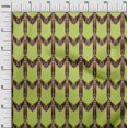 thumbnail image 2 of oneOone Cotton Silk Fabric Chevron Ikat Printed Craft Fabric BTY 42 Inch Wide, 2 of 4