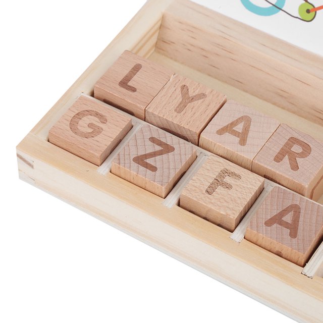 YLSHRF Jouet d'Alphabet Jouet de Lettres Anglaises, Jouets de Construction Earlylearning English Letters Alphabet Baby Enlightenment Toy