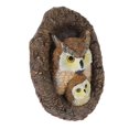 thumbnail image 1 of Tree Hanging Sculpture Owl Garden Statues Owl Decorative Statue Owl Tree Face, 1 of 5