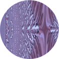thumbnail image 1 of Ahgly Company Tapis Rond Lavable en Machine Intérieur Transitionnel Mimosa Violet, 3 Pieds Rond, 1 of 7