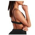 thumbnail image 4 of IROINID Balconnet Réduit pour Femmes Été Couleur Unie Style Boîte de Nuit Soutien-Gorge à Sequins, Noir, 4 of 6