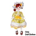 thumbnail image 1 of Vêtements de Poupée 30cm, Ensemble de Tenue de Poupée BJD Multistyles Dessin Animé 1/6, Cadeau Robe Mini Poupée DIY pour J3T8, 1 of 1