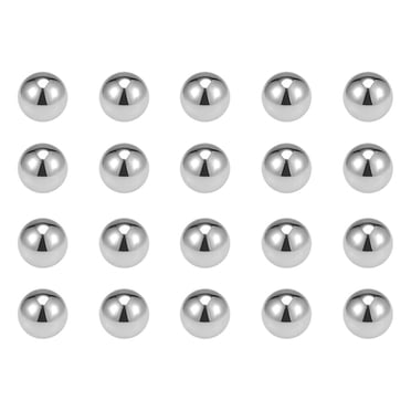 Unique Bargains Bearing Balls 5/16-inch Chrome Steel G25 Precision Balls 60-63 HRC 20 Pack