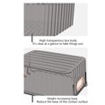 thumbnail image 3 of RKSTN Boîte de Rangement Transparente Grande Capacité Boîte de Rangement Cosmétique de Bureau Boîte de Rangement Transparente Anti-Suie avec Couvercle, 3 of 5