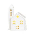 thumbnail image 1 of HLONK Ceramic Christmas Village Set LED Christmas Village Houses νυ фα π( ;☆ {✨ αб }ο U9V0, 1 of 8