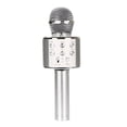 thumbnail image 1 of Xingzhi Microphone à Réduction de Bruit, Microphone de Karaoké Rechargeable Sans Fil, Micro LED Portable, Argent, 1 of 9