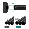 thumbnail image 3 of SONGMICS Closet Storage Organizer, Portable Wardrobe with Hanging Rods, Clothes Rack, Black, 3 of 4