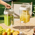 thumbnail image 1 of JZCHUNTOY Ensemble de Distributeurs d'Eau Froide pour Réfrigérateur, Pichet Étanche de Grande Capacité avec Bec Verseur, Distributeur de Boissons de Qualité Alimentaire avec Support à Plateau, Contenant à Boissons pour Fête Camping Maison Usage Quotidien, 1 of 7