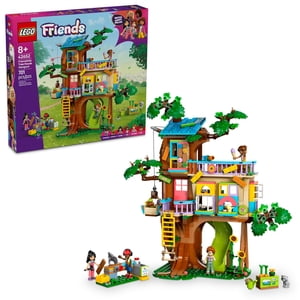 LEGO Friends Friendship Maison d'arbre Hangout - Jeux de construction de jouets pour enfants, filles & Garçons, âges 8+ - Pretend Play Idées cadeaux pour les anniversaires - W/ 4 Minifigures & 2 Chiffres animaux - 42652