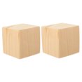 thumbnail image 4 of unbranded 2Pcs Universal Design Wood Risers for Heavy Furniture 6.00X6.00X6.00in for Home Use, 4 of 8