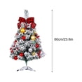 thumbnail image 3 of Christmas Decorations Indoor,Christmas Decorations For Tables Or Centerpiece,Christmas Decorations For Home,60cm Green Flocking Christmas Tree Package Decoration Desktop Christmas Tree Decoration, 3 of 8