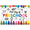 2A, variant on Colorful Crayon Preschool Banner First Day School Theme Educational Decor for Classroom Decoration Kids Event