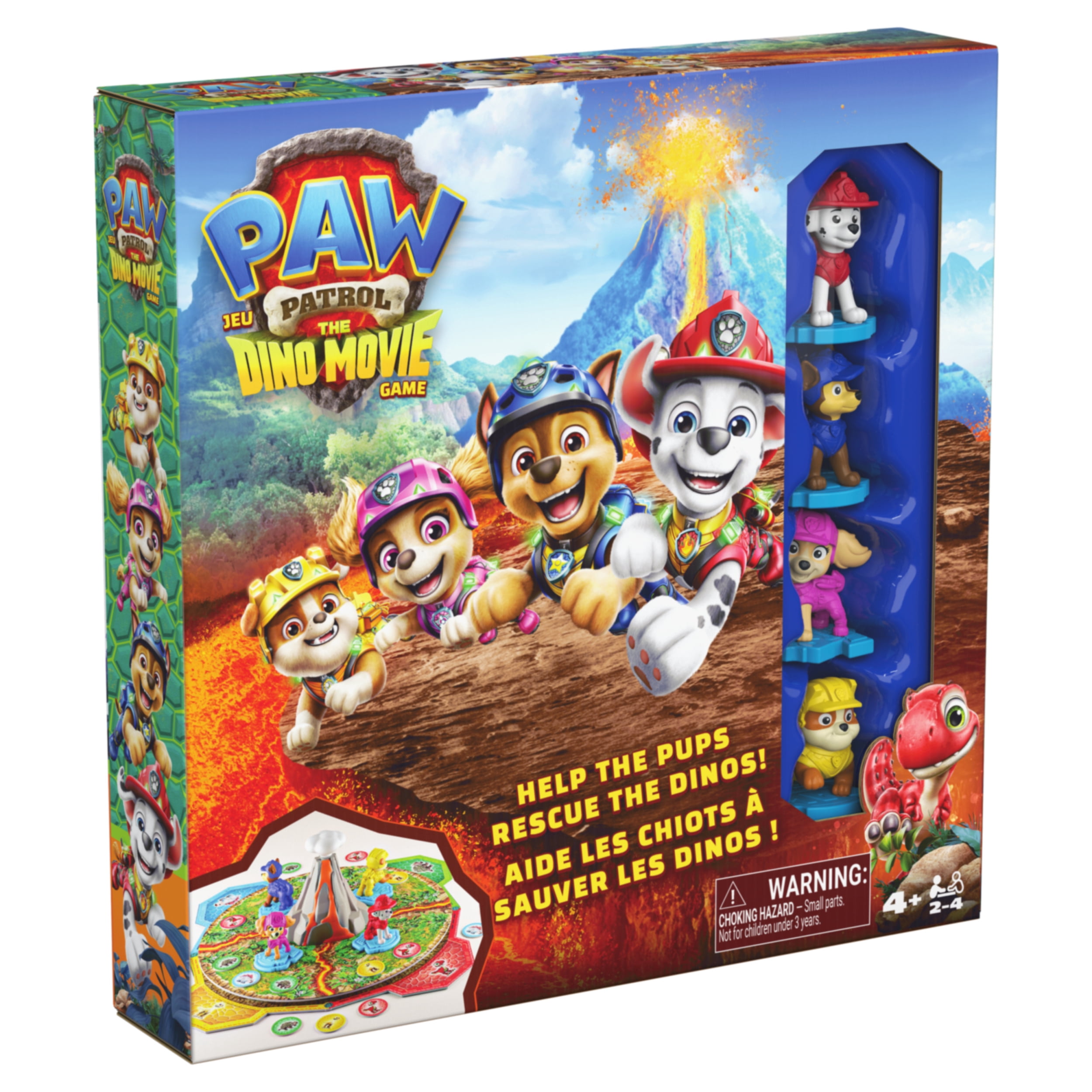 Spin Master Games, PAW Patrol: The Dino Movie Game, 2-4 Players, Ages 4 and up