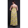thumbnail image 4 of Bimba Robe Longue Maxi Imprimée en Rayonne à Bretelles Spaghetti Ajustables pour Femmes Boho-X-Grand, 4 of 5